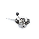 TOMATALO DUO - Passaverdura Inox C/ 2 Filtri, Supporto Fisso e con Fascia a Cravatta - Cm.20