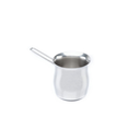 TURCHERYA - Caffettiera turca con manico in acciaio inox con adesivo - tazze 4