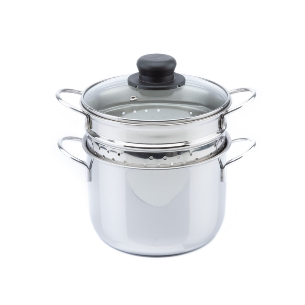 Pentola Per Pasta - Pentola Con Scolapasta E Coperchio, 9 Lt In Scatola Colorata - Cm.26