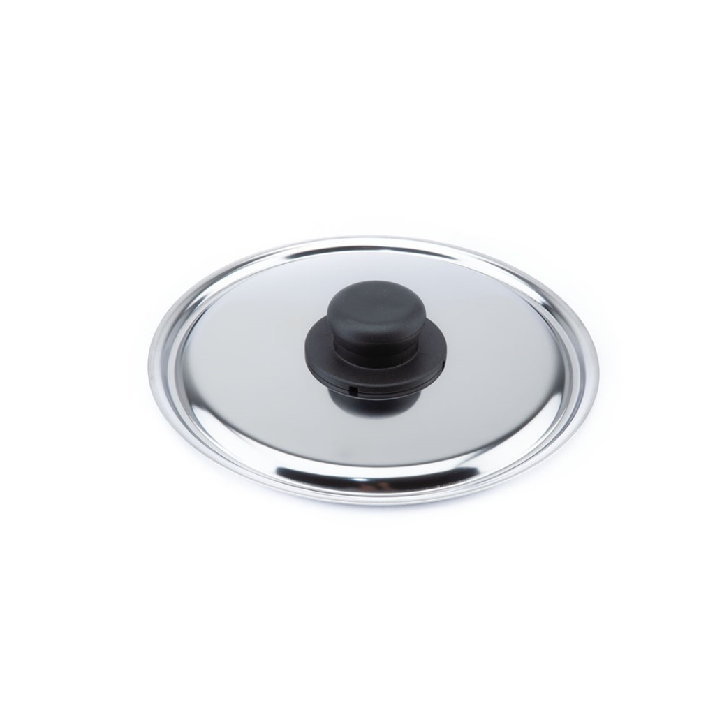 STEEL LID MOUNTED w/ KNOB & SCREW w/ STICKER - CM.22