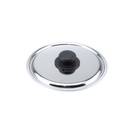 UFO METAL - Coperchio in Acciaio Montato con Pomello e Vite con Adesivo - Cm.22