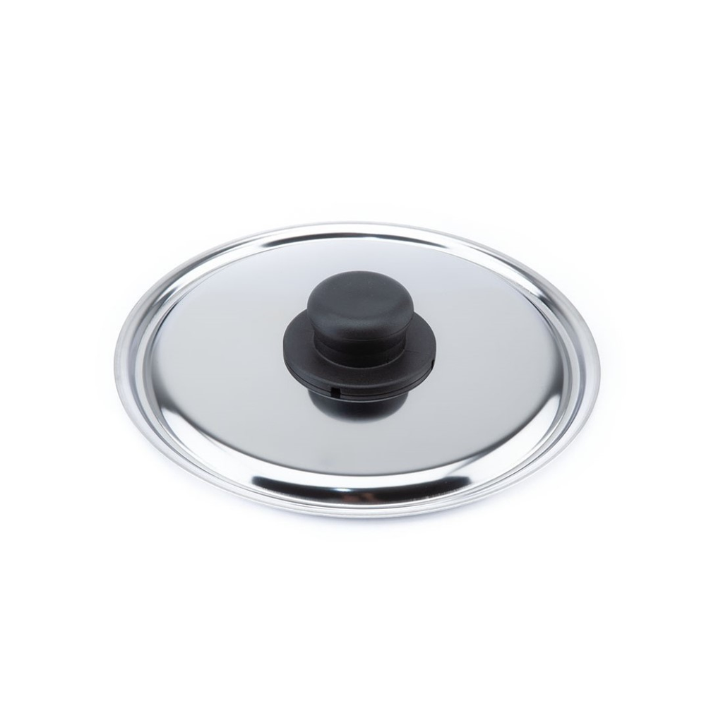 STEEL LID MOUNTED w/ KNOB & SCREW w/ STICKER - CM.24