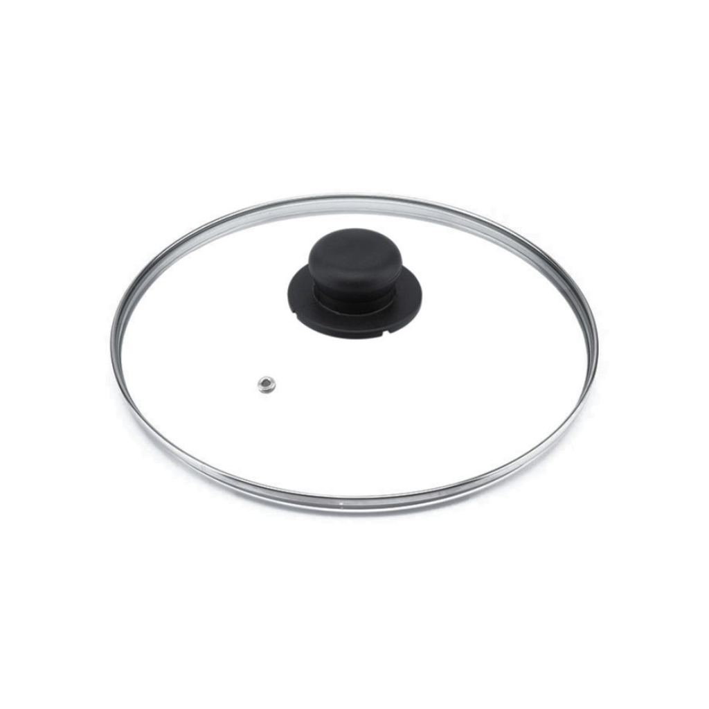 GLASS LID MOUNTED w/ KNOB & SCREW, w/ SLEEVE - CM.26