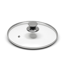 GLASS LID MOUNTED w/ STEEL KNOB & SCREW, w/ SLEEVE - CM.32
