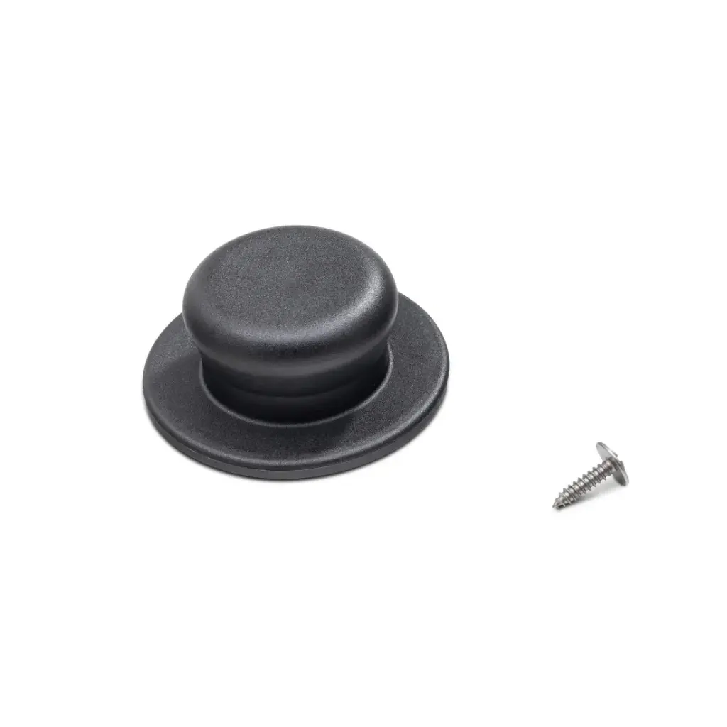 HEROES - Pomolo Nero Mod. Standard per coperchi con fascia appendibile