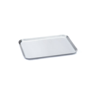 Vassoio Rettangolare Inox C/ Adesivo - Cm 23X16