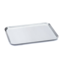 Vassoio Rettangolare Inox C/Adesivo - Cm 40X32