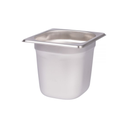 GASTRO SS - GASTRO INOX 1/6 176x162 H.150 mm - 2,3 L