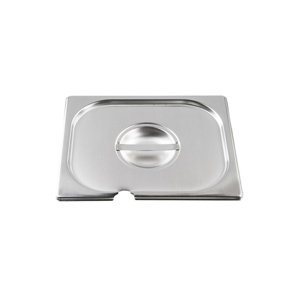 GASTRO SS - LID for GASTRO INOX w/ HOLE for LADLE 1/3 325x175 mm