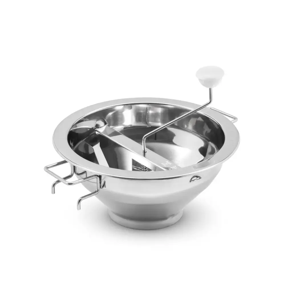 TOMATALO PRO - Passaverdura Professionale Inox 2 Maniglie, 3 Filtri e Scatola - Cm.30
