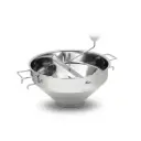 TOMATALO PRO - Passaverdura Professionale Inox 2 Maniglie, 4 Filtri e Scatola - Cm.36