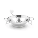 TOMATALO PRO - Passaverdura Professionale Inox 2 Maniglie, 4 Filtri e Scatola - Cm.26