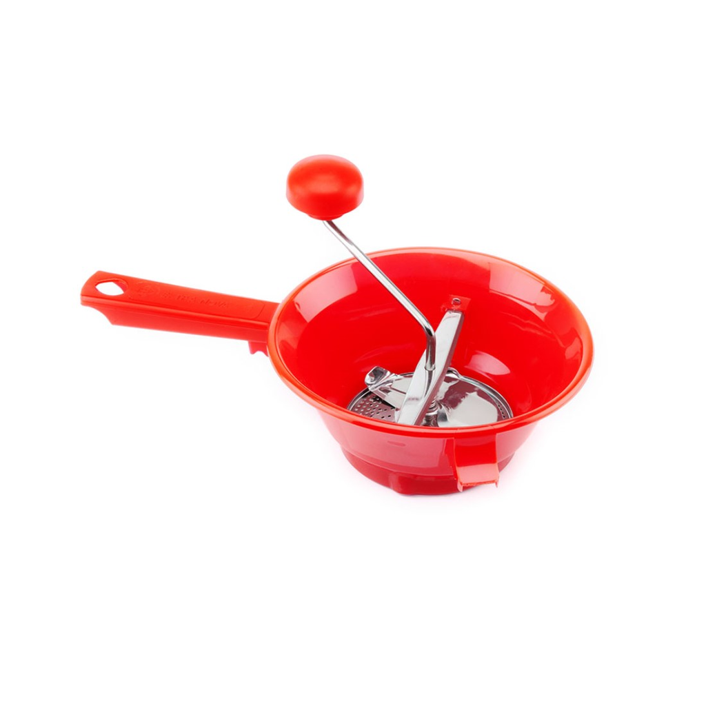 TOMATALO - VEGETABLE MILL PLASTIC w/ 3 STRAINERS w/ SLEEVE - CM.24