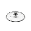 UFO DELUXE - Coperchio in Vetro Montato con pomolo e Vite in Acciaio, con fascia appendibile - Cm.20
