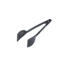 NYLO TOTAL - NYLON BLACK SALAD TONGS w/ STICKER