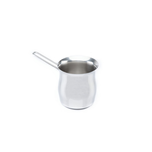 [CF063] Caffettiera turca con manico in acciaio inox con adesivo - tazze 6
