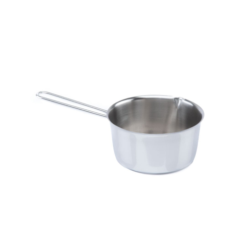 [CC011] Casseruola Conica 18/10 C/Manico Acciaio C/Adesivo - Cm.10