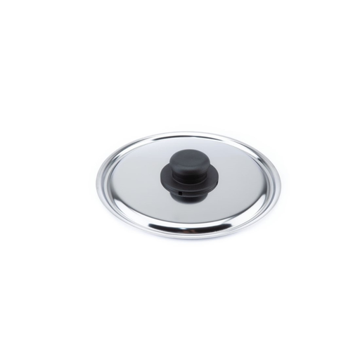 [CO014] Coperchio in Acciaio Montato con Pomello e Vite con Adesivo - Cm.14