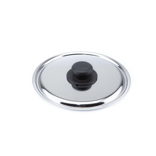 [CO020] Coperchio in Acciaio Montato con Pomello e Vite con Adesivo - Cm.20