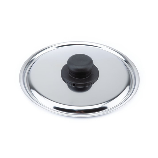 [CO140] UFO METAL - Coperchio in Acciaio Montato con Pomello e Vite, con fascia appendibile - Cm.40