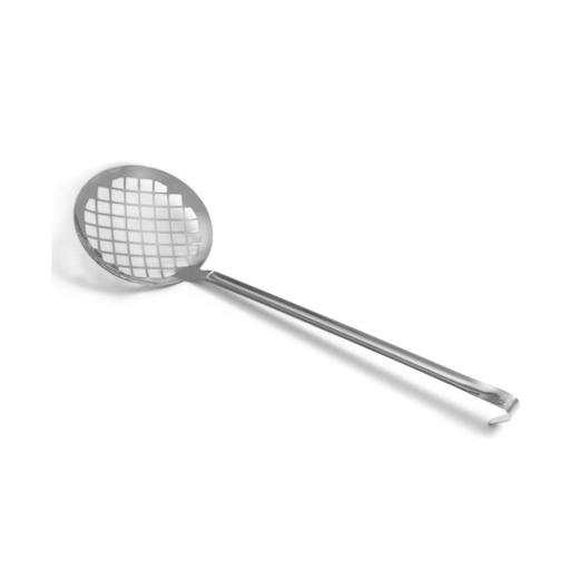 [ME100] Schiumarola C/Fori Quadrati con fascia appendibile - Cm.11