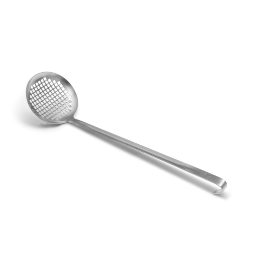 [B263] SKIMMER SMALL SQUARE HOLES 18/10 w/ SLEEVE - CM.11