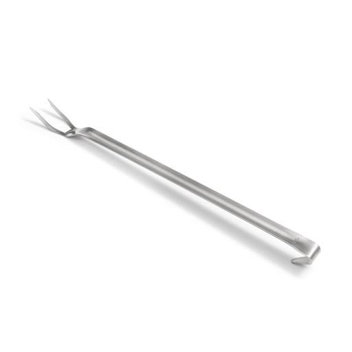 [B247] Forchetta Lunga 2 Rebbi 18/10 con fascia appendibile - Cm.57