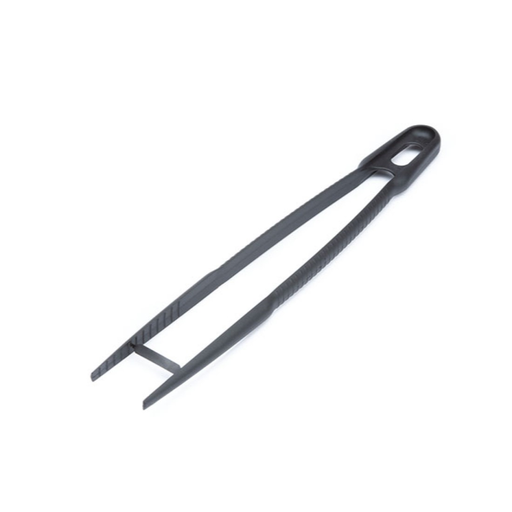[ME208] BASIC NYLON BLACK CHEF TONGS w/ STICKER
