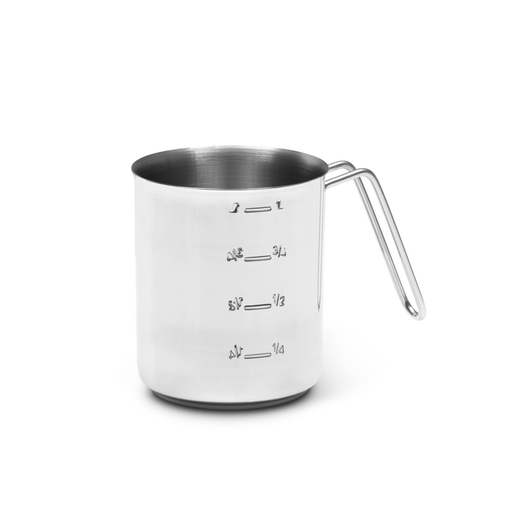 [GA102] Caffettiera Graduata Inox 18\10 C/ Adesivo - Lt.0,5